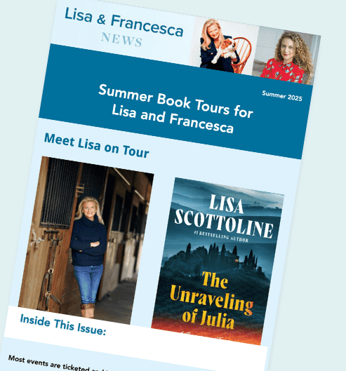 Lisa Scottoline Newsletter Art