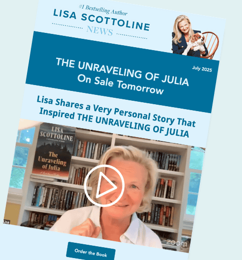 Lisa Scottoline Newsletter Art