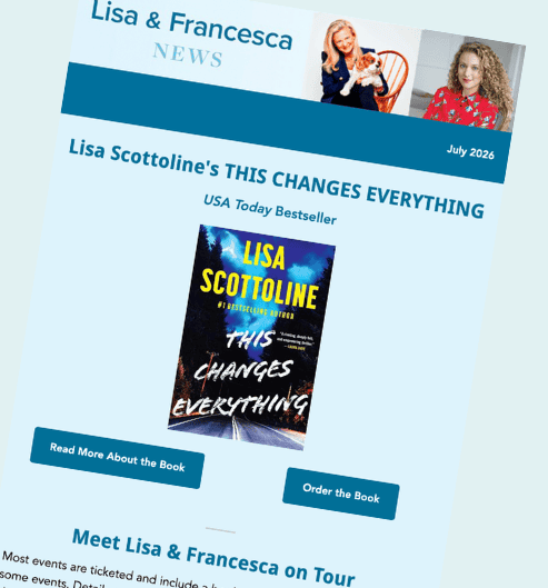 Lisa Scottoline Newsletter Art